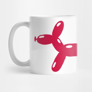 Red Balloon Dog Mug